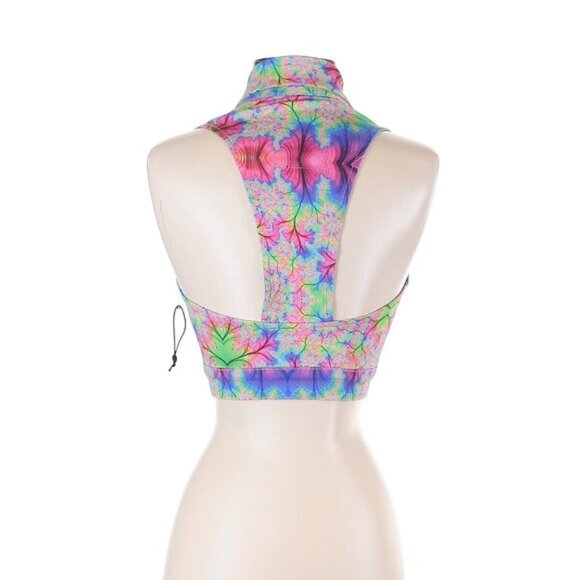 LIP SERVICE 24HRS Kaleidoscope psychedelic print stretch twill vest - Picture 6 of 9